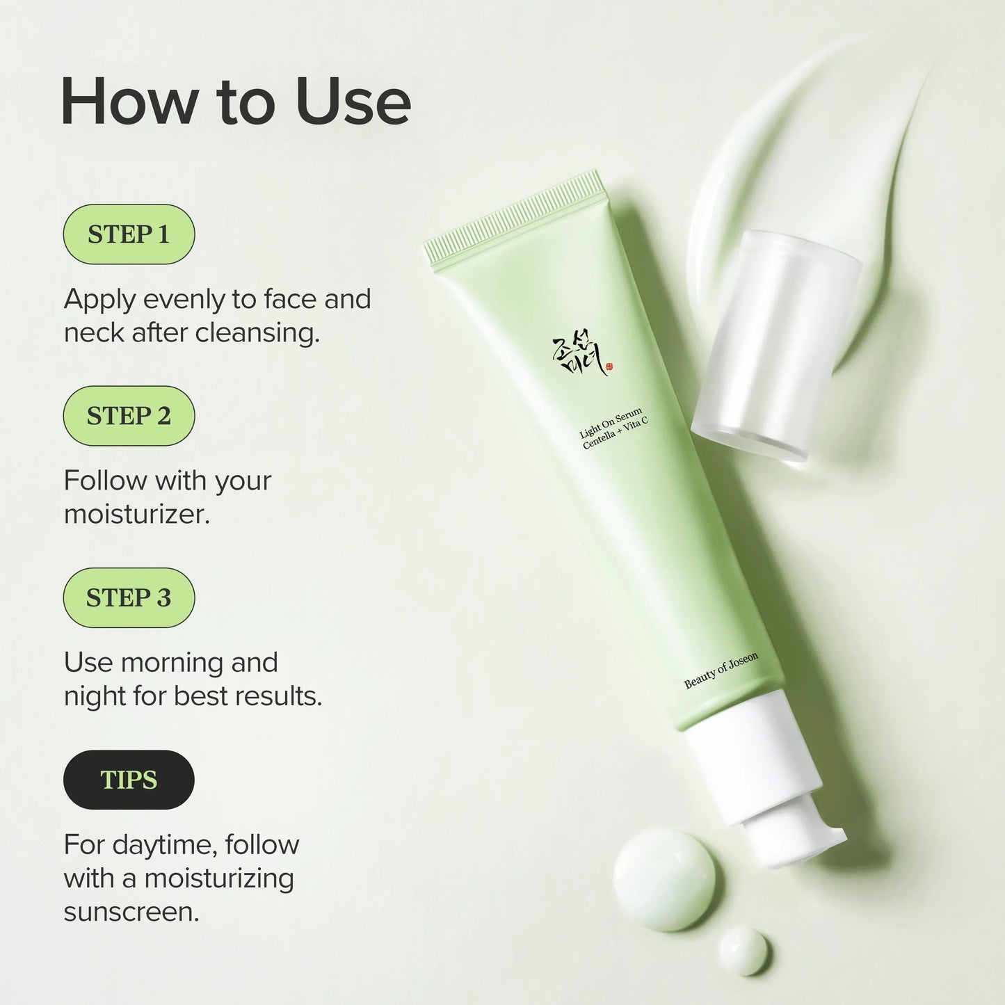 Light On Serum : Centella + Vita C